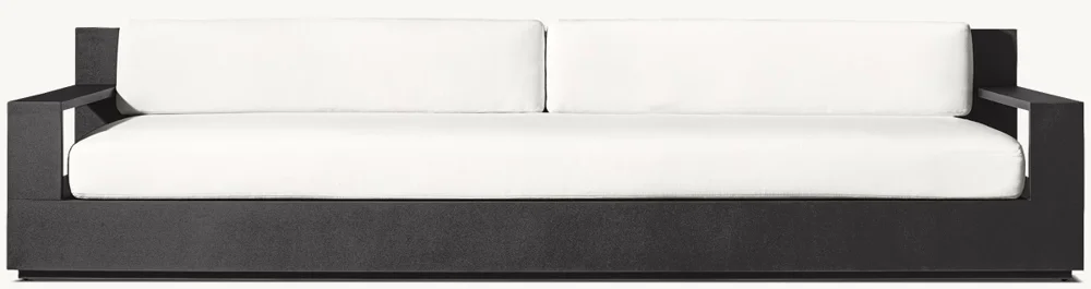 LG332-2 Aluminum Outdoor double sofa