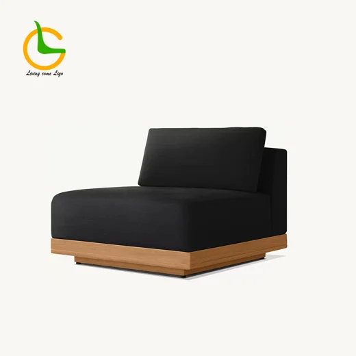 LG333-1 Teak Outdoor Single Sofa