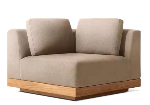 LG333-6 Teak Outdoor Corner sofa