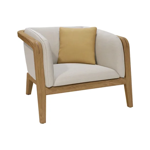 LG335-1 Teak Outdoor Single Sofa