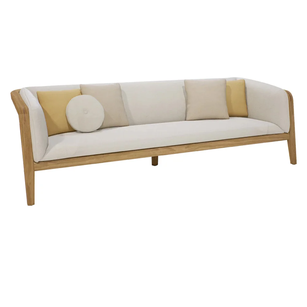 LG335-3 Teak Outdoor Three-Seater sofa