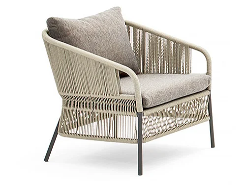 LG34-05 Rope-Woven Outdoor Single Sofa
