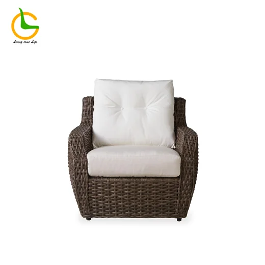LG341-1 Wicker-Style Outdoor Single Sofa