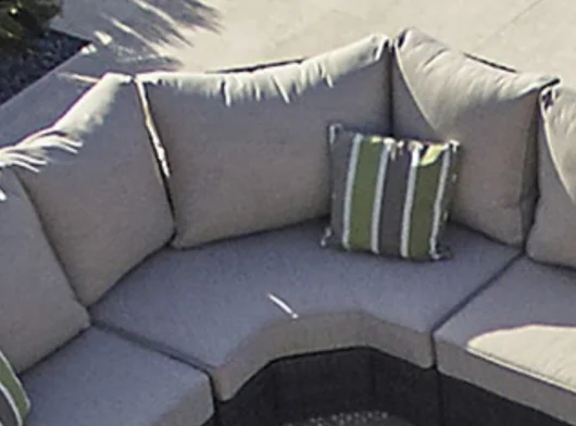 LG342-1 Wicker-Style Outdoor Corner sofa