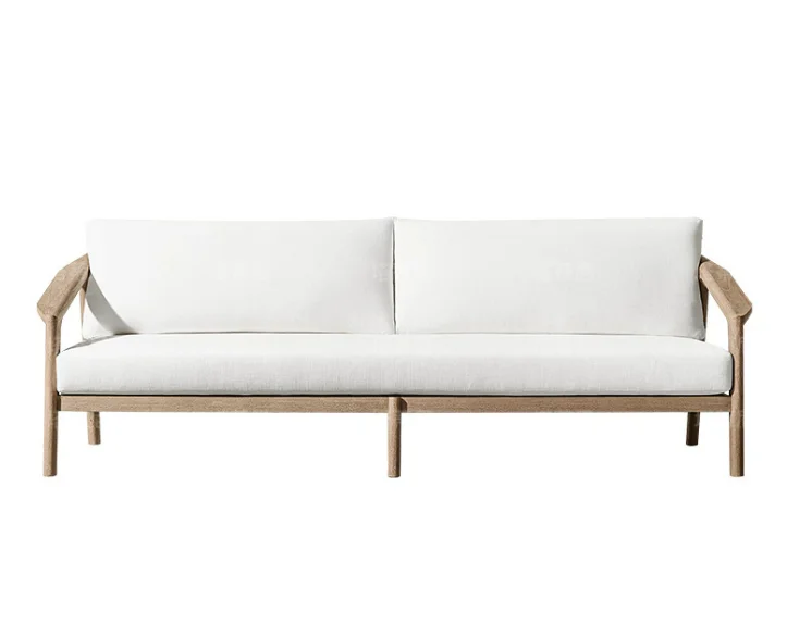 LG344-2 Teak Outdoor Two-Seater Sofa