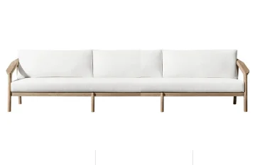 LG344-5 Teak Outdoor Three-Seater sofa