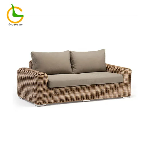 LG345-2 Wicker-Style Outdoor Two-Seater sofa