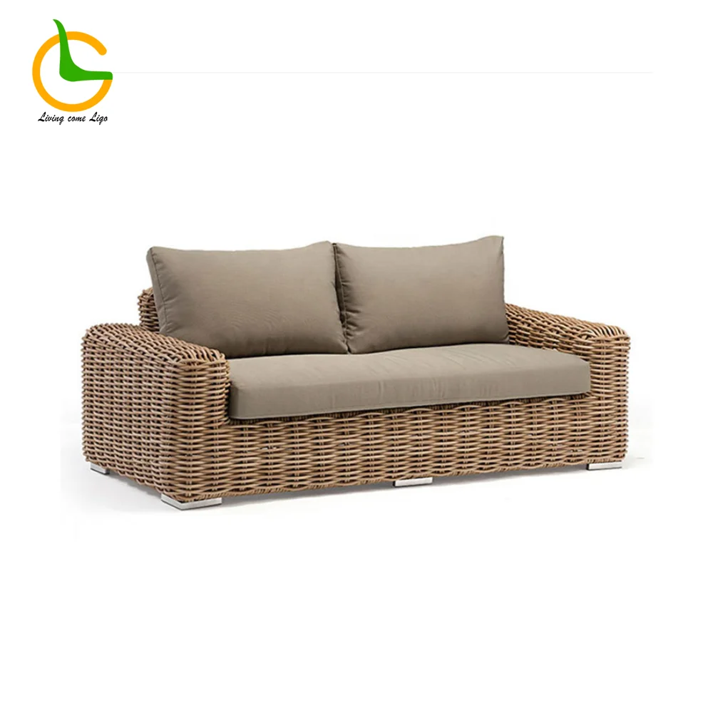 LG345-2 Wicker-Style Outdoor Two-Seater sofa