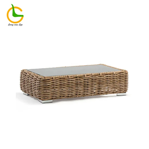 LG345-3 Wicker-Style Outdoor Coffee Table