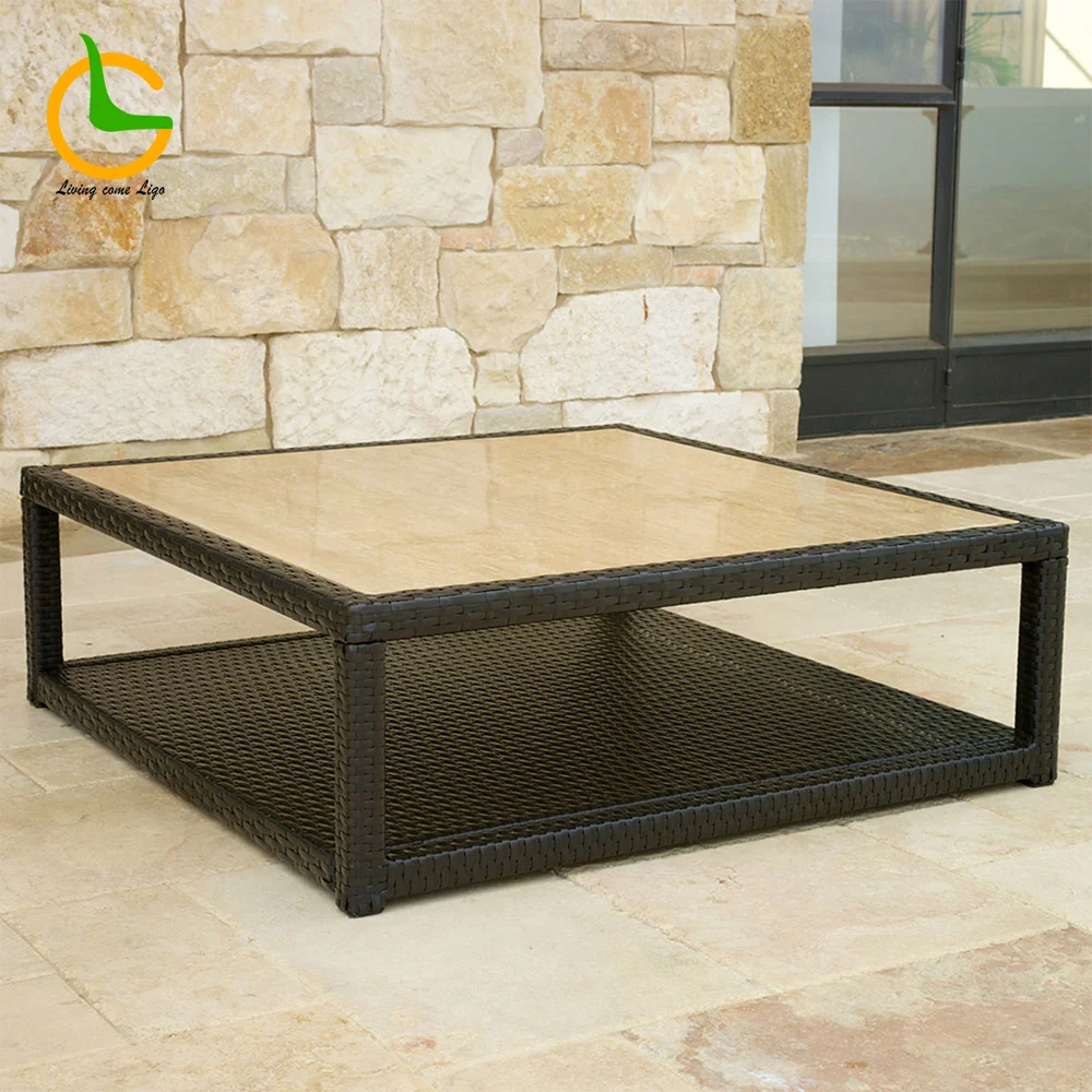 LG346-3 Aluminum Outdoor Coffee Table