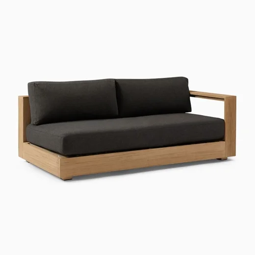 LG347-3 Teak Outdoor Two-Seater Sofa