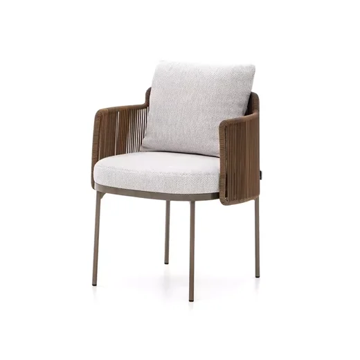 LG352-1 Wicker-Style Outdoor Dining Chair