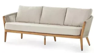LG353-2 Rope-Woven Outdoor Three-Seater sofa