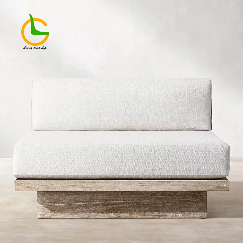 LG363-1 Teak Outdoor Single Sofa