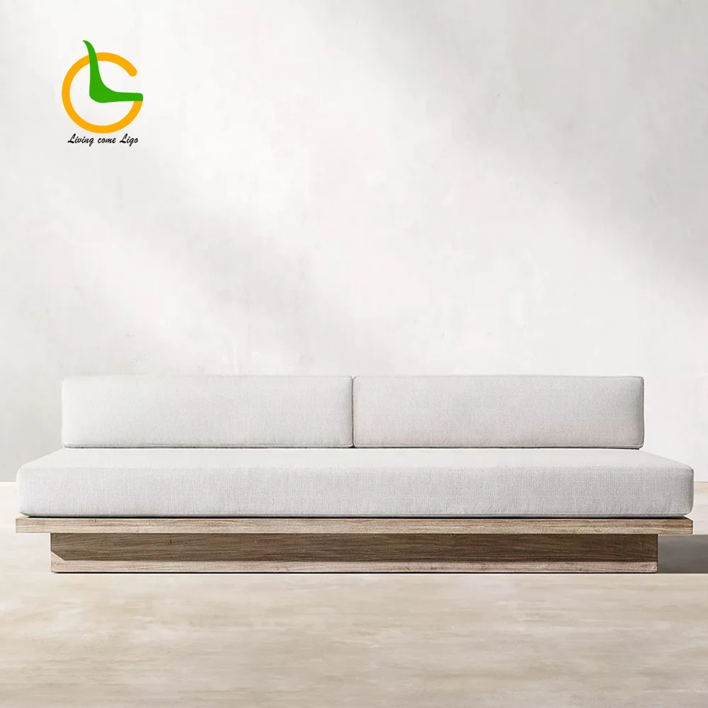 LG363-2 Teak Outdoor Two-Seater sofa