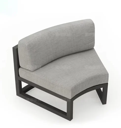 LG370-1 Aluminum Outdoor Single Sofa