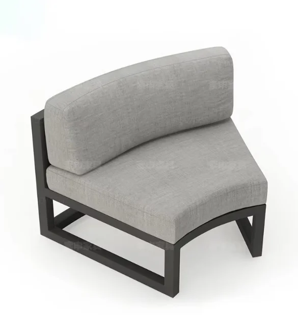 LG370-1 Aluminum Outdoor Single Sofa