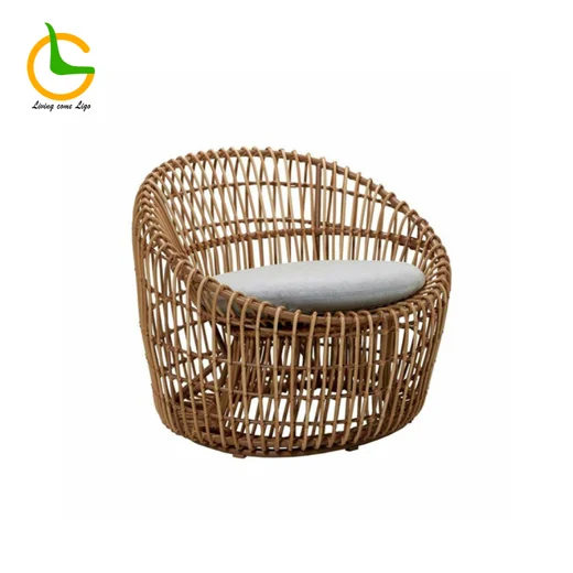 LG373-4 Wicker-Style Outdoor Single Sofa
