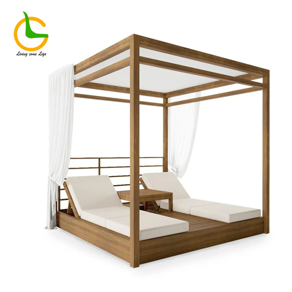 LG375 Outdoor Teak day bed