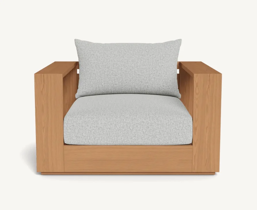 LG376-1 Teak Outdoor Single Sofa