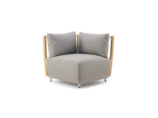 LG377-4 Teak Outdoor Corner sofa