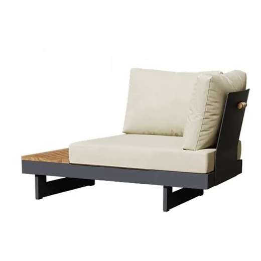 LG381-1 Teak Outdoor Single Sofa