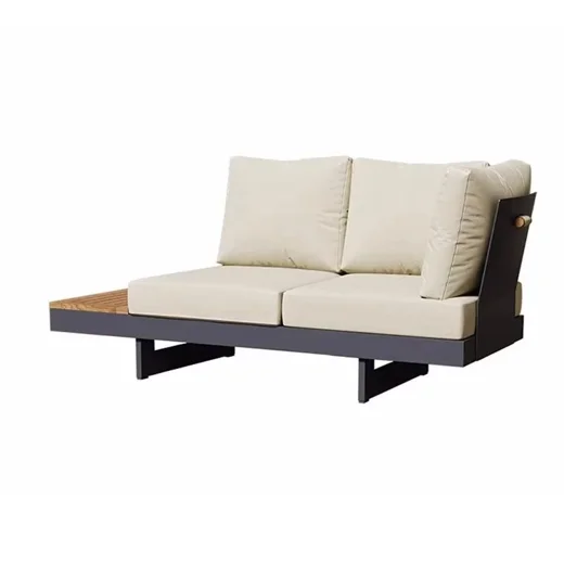LG381-2 Teak Outdoor Two-Seater sofa
