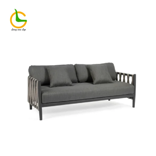 LG383-2 Rope-Woven Outdoor Two-Seater sofa