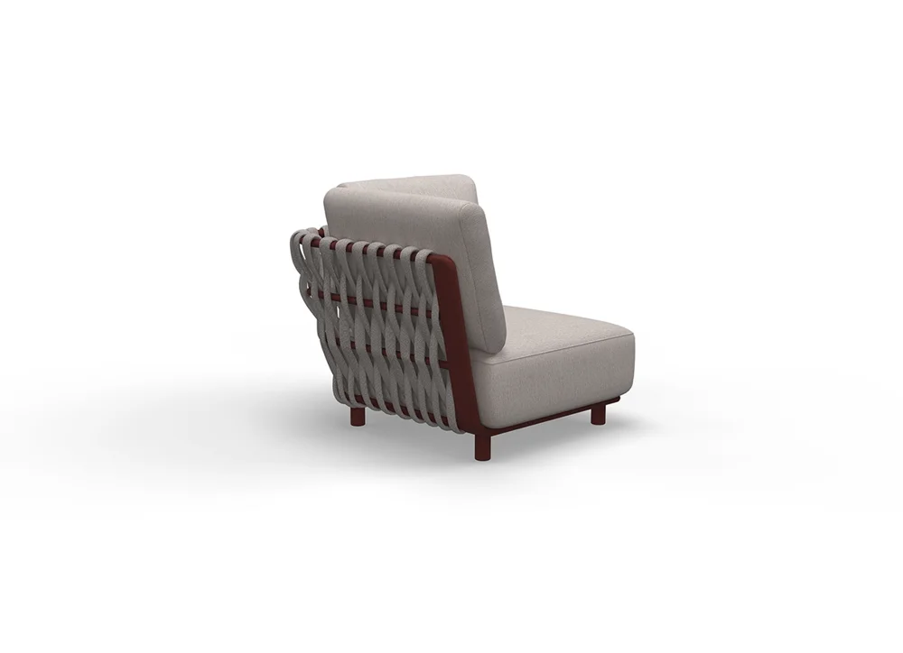 LG384-1 Rope-Woven Outdoor Corner sofa