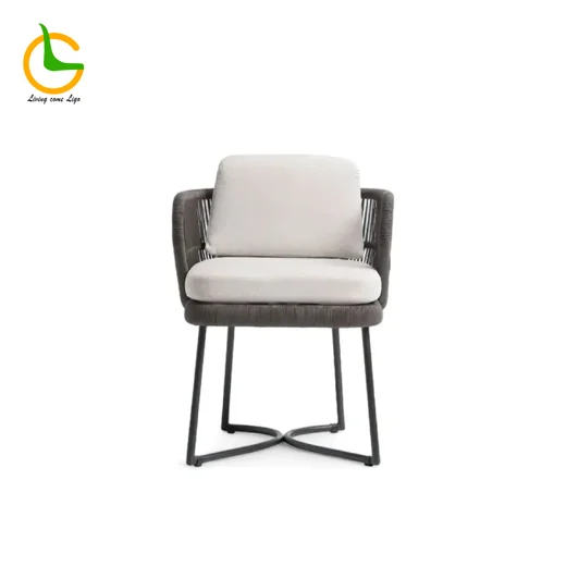 LG386-9 Wicker-Style Outdoor Dining Chair