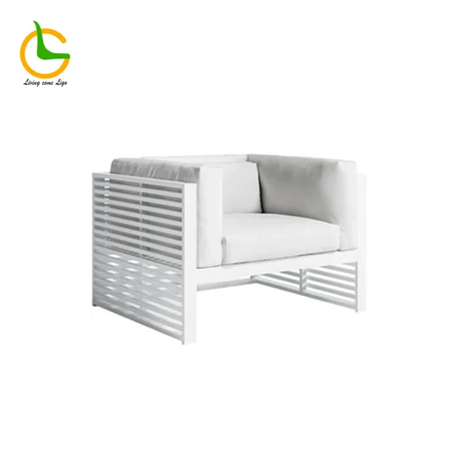LG387-1 Aluminum Outdoor Single Sofa