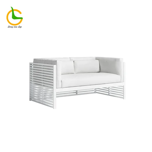 LG387-2 Aluminum Outdoor Two-Seater sofa