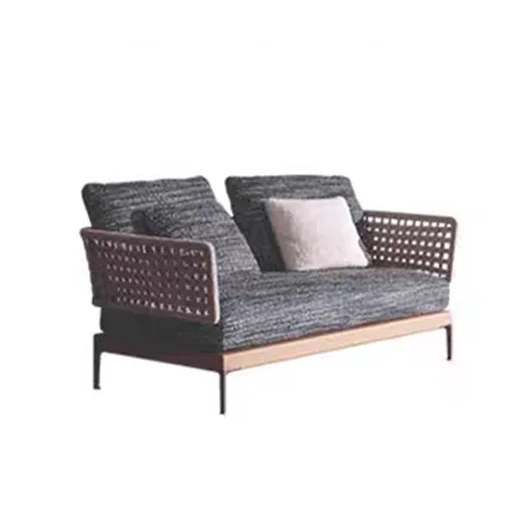 LG388-2 Rope-Woven Outdoor Two-Seater sofa