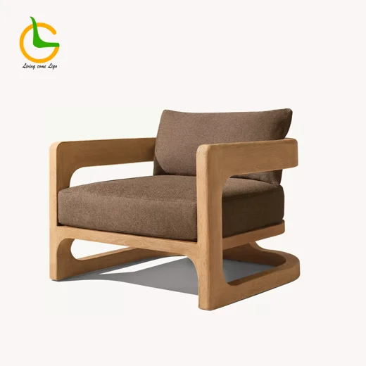 LG391-1 Teak Outdoor Single Sofa