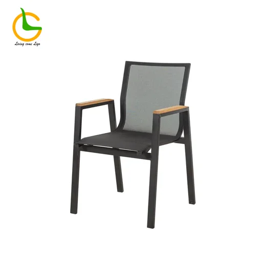 LG393-1 Aluminum Outdoor Armchair
