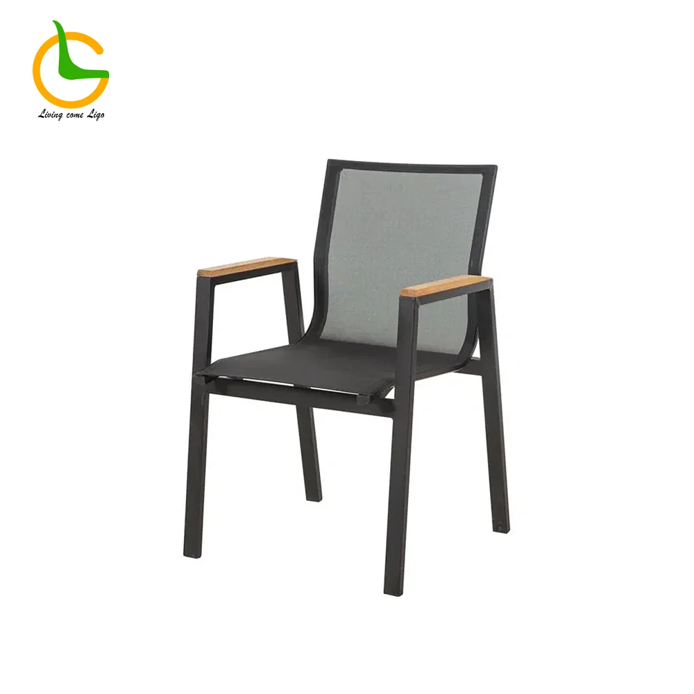 LG393-1 Aluminum Outdoor Armchair