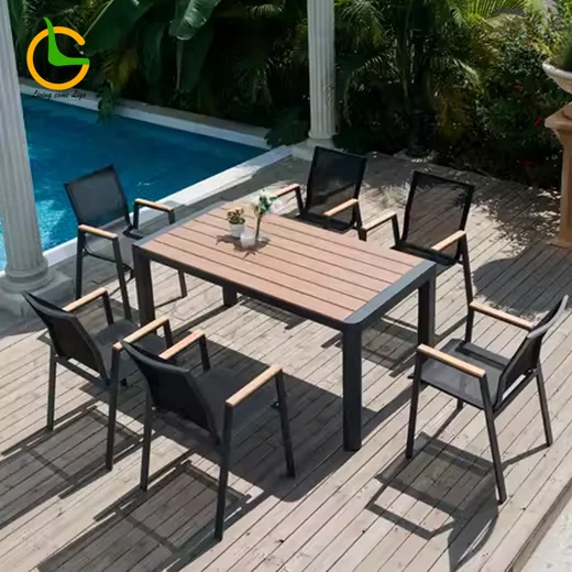 LG393-2 Aluminum Outdoor Table 1