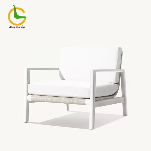 LG396-1 Rope-Woven Outdoor Single Sofa