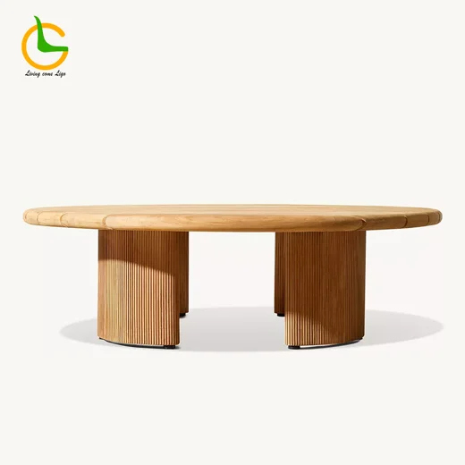 LG399-4 Outdoor Teak Round Coffee Table