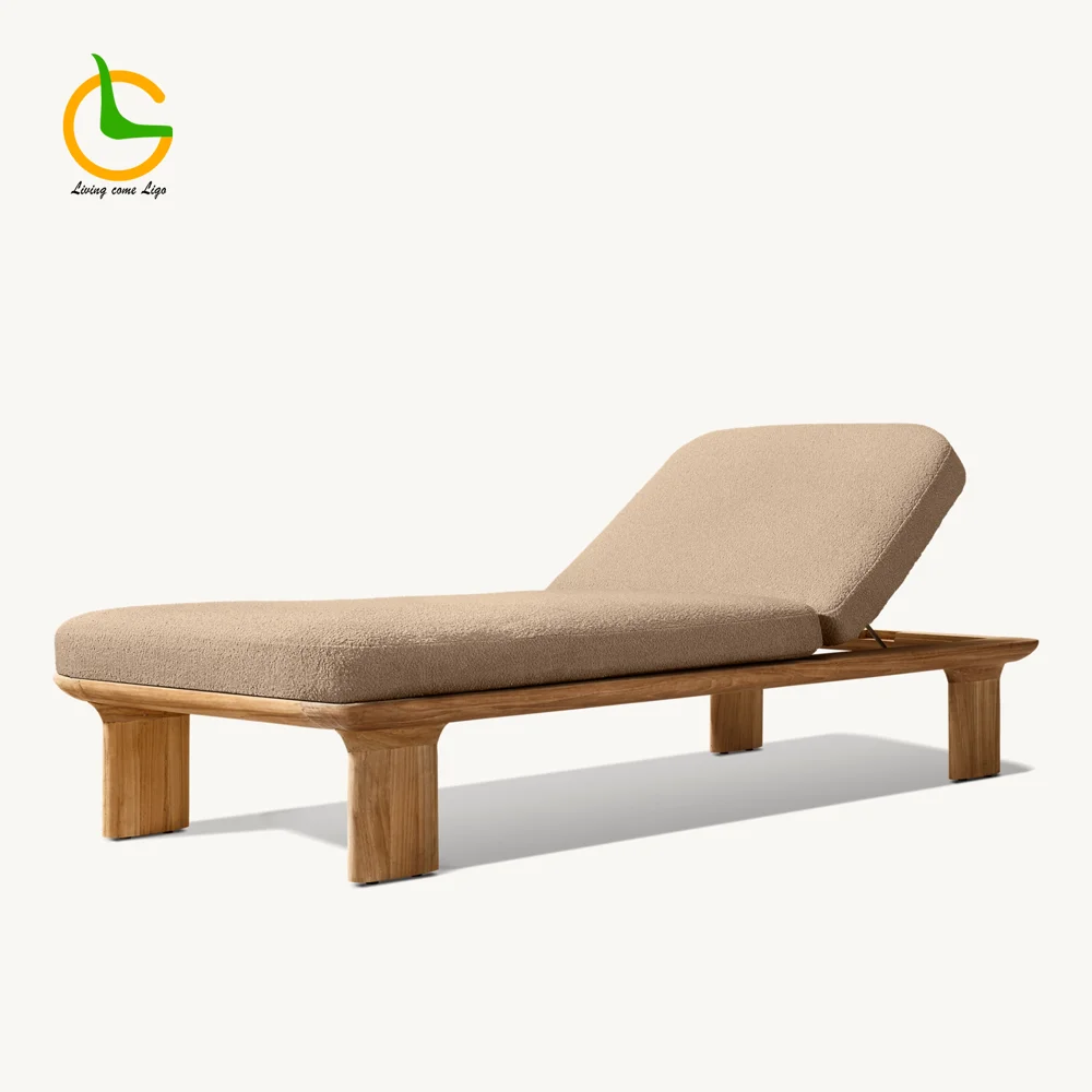 LG401-5 Teak Outdoor Lounger