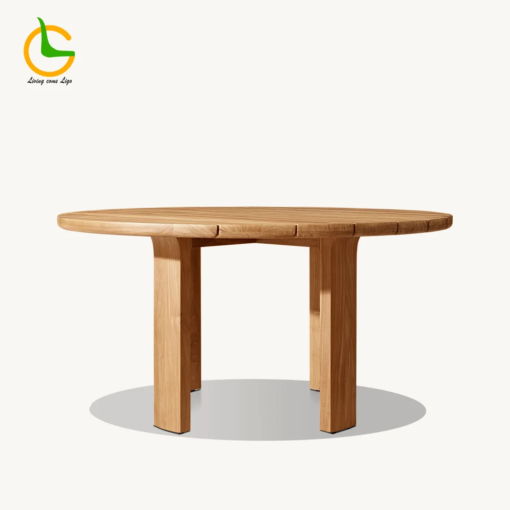 LG402-9 Teak Outdoor Round Table