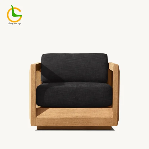 LG405-1 Teak Outdoor Single Sofa