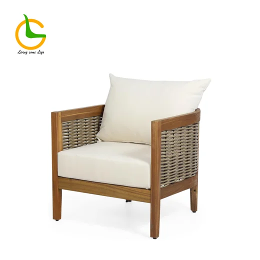 LG409-1 Wicker-Style Outdoor Single Sofa