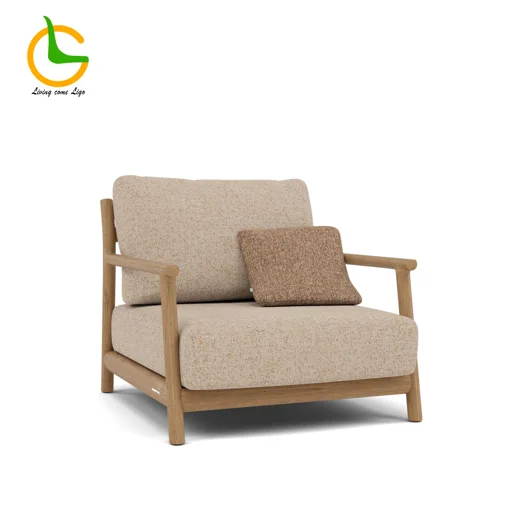LG414-1 Teak Outdoor Single Sofa
