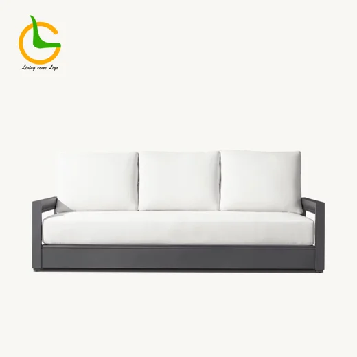 LG417-2 Aluminum Outdoor Three-Seater Sofa