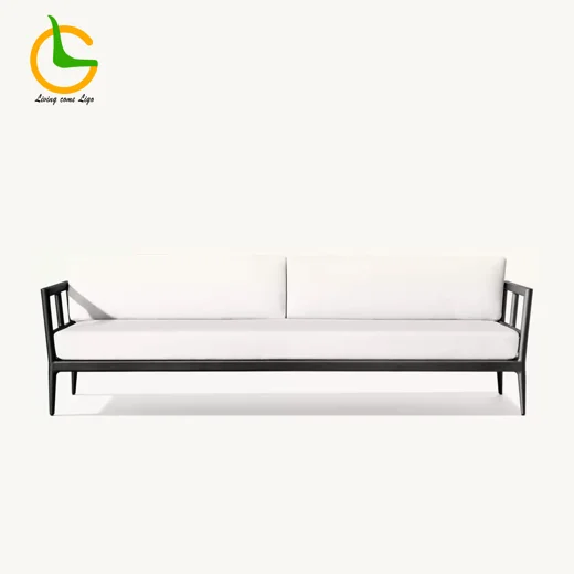 LG418-2 Aluminum Outdoor Three-Seater Sofa