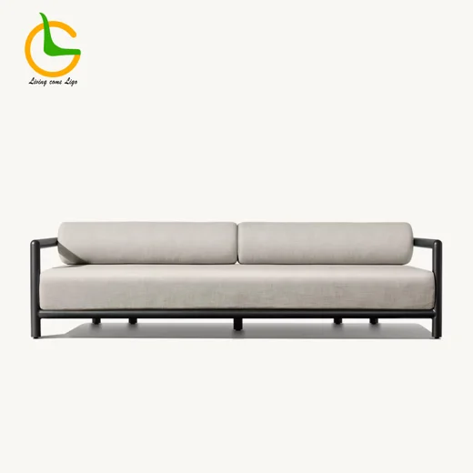 LG419-2 Aluminum Outdoor Three-Seater Sofa