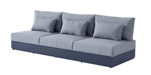 LG42-03 Aluminum Outdoor Three-Seater Sofa