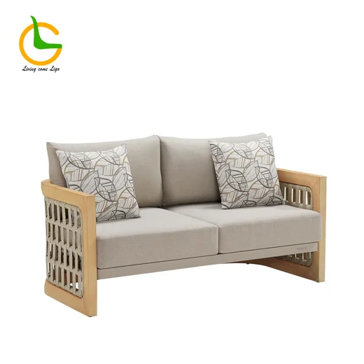 LG424-2 Rope-Woven Outdoor Two-Seater Sofa