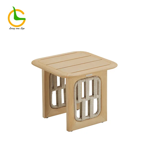 LG424-5 Rope-Woven Outdoor Side Table